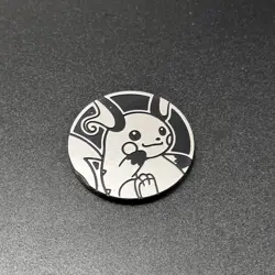 Silvery Raichu Coin 2025 Pokemon TCG S-Chinese Scarlet Violet Official Nintendo - Image 1