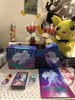 Pokemon TCG Journey Together ETB Open + Accessories NO PACKS - Image 1
