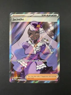 Pokemon Jacinthe Trainer Supporter Full Art Holo Card 110/088 - Image 1