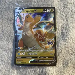 Pokemon GO Dragonite V & VSTAR SWSH236 Full-Art Holo Promo Cards NM/M (sealed) - Image 1