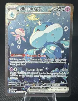 Pokemon TCG Holo Ultra Rare Jellicent EX Card 168/086 White Flare Near Mint - Image 1