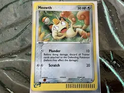 Pokemon Meowth 013 Nintendo Promo Holo Basic 50 HP English Card - Image 3