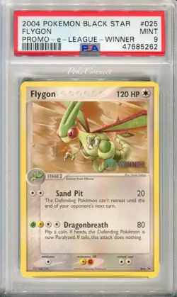 PSA 9 Pokemon Flygon Winner #025 Black Star Promo Card Nintendo - Image 1