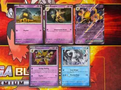 Pokemon TCG (5) Cards Lot - Sealed Cosmos Holos / SV & Mega Era - Alakazam - NM - Image 1
