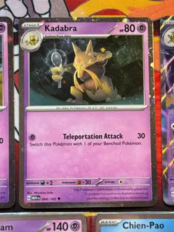 Pokemon TCG (5) Cards Lot - Sealed Cosmos Holos / SV & Mega Era - Alakazam - NM - Image 3