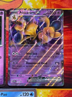 Pokemon TCG (5) Cards Lot - Sealed Cosmos Holos / SV & Mega Era - Alakazam - NM - Image 4