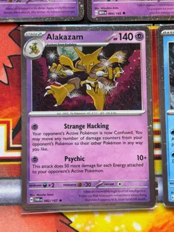 Pokemon TCG (5) Cards Lot - Sealed Cosmos Holos / SV & Mega Era - Alakazam - NM - Image 5