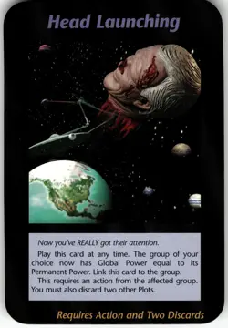 Head Launching SubGenius Card INWO Illuminati New Word Order Game LP - Image 1