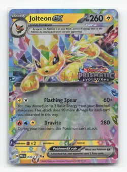 Pokemon TCG - Jolteon ex 030/131 NM Holo Promo Miscellaneous Cards & Products - Image 1