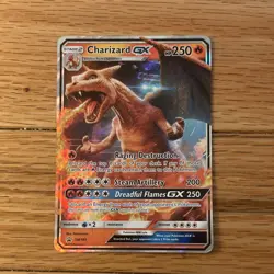 Pokemon Charizard GX SM195 Black Star Promo Holo Card English - Image 1