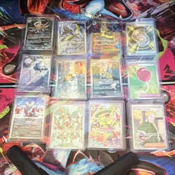 Nintendo Pokemon TCG Mixed Card Lot MEGA Mega Lucario Inteleon Holo English Car… - Image 1