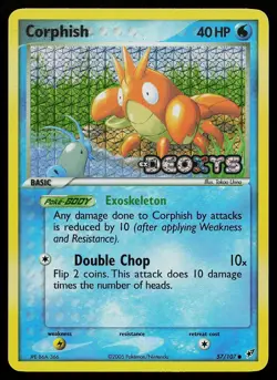 Pokemon Card - Corphish Deoxys 57/107 Reverse Holo Stamped - Image 1