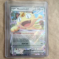 Pokemon Meowth EX Holo 062/088 POR Cat HP 170 Basic Card Card Stock Pokemon TCG - Image 1