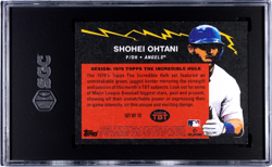SGC 9.5 2022 Topps TBT Shohei Ohtani Throwback Thursday #80 "Hulk" LA Angels - Image 2