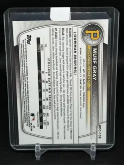 Murf Gray 2025 Bowman Draft 1st Green Refractor /99 - Image 2