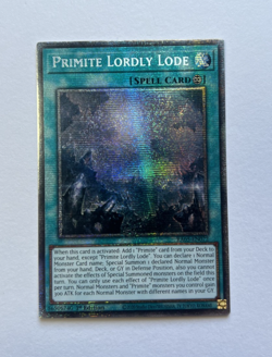 Primite Lordly Lode RA05-EN072 Starlight Rare 1st Edition Yu-Gi-Oh! - Image 1