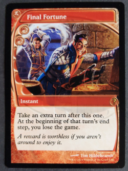 Final Fortune (Future Sight) | Mystery Booster 2 | NM | Rare Red Instant | EDH - Image 1