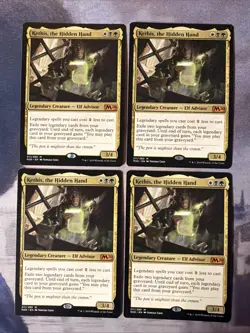 4x Kethis, The Hidden Hand- Core Set 2020- NM- Mtg Magic The Gathering- Playset - Image 1