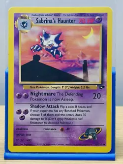 Pokemon TCG Sabrina's Haunter 55/132 Gym Challenge Regular - Image 1