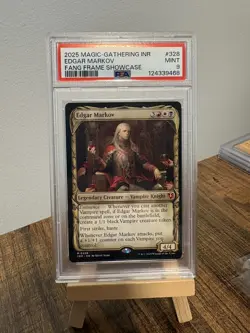2025 MTG Edgar Markov #328 Showcase PSA 9 Mint — Innistrad Remastered Rare - Image 1