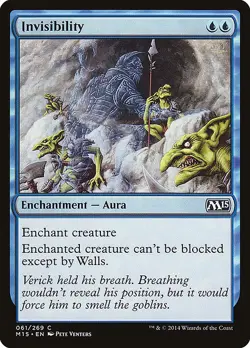 [MTG] Invisibility (061) (M15) LP-HP - Image 1