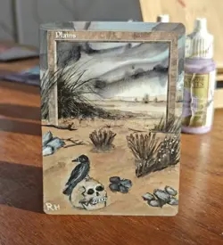 Plains MTG Alter Art EDH Commander Magic The Gathering - Image 1