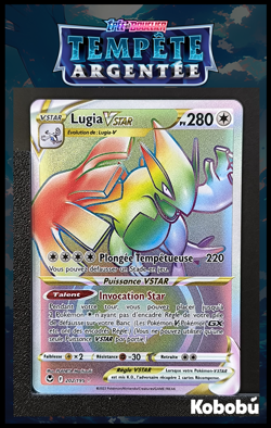 Carte Pokemon Lugia VStar 202/195 EB12 Tempete Argentee Epee Bouclier - Image 1