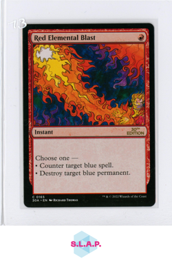 RED ELEMENTAL BLAST WIZARDS OF THE COAST MTG 30A 30TH ANN. EDITION EN - Image 1