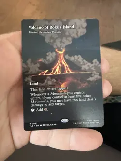 MTG Avatar: The Last Airbender Eternal-Legal, Volcano of Roku's Island - Image 1