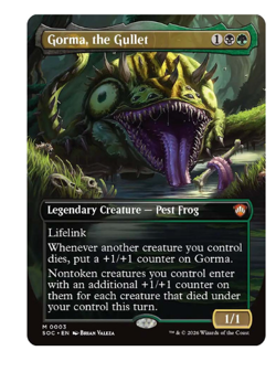 Gorma, the Gullet - Borderless Commander: Secrets of Strixhaven MTG - Image 1