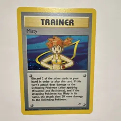 Pokemon TCG Gym Heroes Misty 18/132 Rare Holo Trainer English 2000 WotC - Image 1