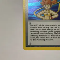 Pokemon TCG Gym Heroes Misty 18/132 Rare Holo Trainer English 2000 WotC - Image 4