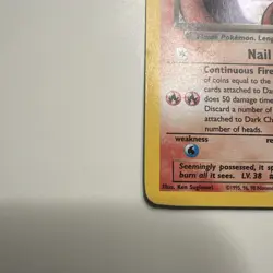 Pokemon Dark Charizard TCG Holo Rare Card 4/82 - Image 5