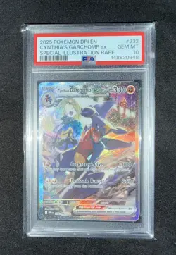 Cynthia’s Garchomp EX PSA 10 - 232/182 - SIR - Destined Rivals - Pokemon - Image 1