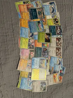 80 Pokemon TCG Card Lot Paradox Rift, Common, Uncommon, Rare, Reverse Holo - Image 1