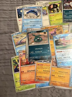 80 Pokemon TCG Card Lot Paradox Rift, Common, Uncommon, Rare, Reverse Holo - Image 2