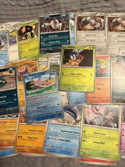 80 Pokemon TCG Card Lot Paradox Rift, Common, Uncommon, Rare, Reverse Holo - Image 3