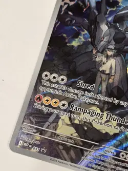 Pokemon N's Zekrom Full Art Promo Holo Dragon Mega Evolution 031 Promo - Image 5