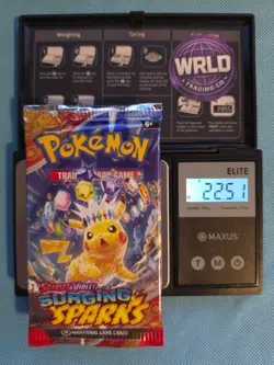 (HEAVY)🔥 22.51g Pokemon TCG Surging Sparks Booster Pack Factory Sealed✅ - Image 1