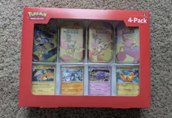 Pokemon TCG: Scarlet & Violet 151 Mini Tins 4 Pack SAMS CLUB SEALED IN HAND NEW - Image 1