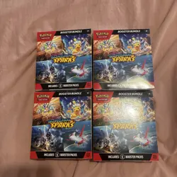 Pokemon TCG Scarlet & Violet Surging Sparks Booster Bundle, New and Sealed x 4 - Image 1