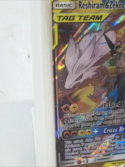 Pokemon TCG Reshiram & Zekrom GX 157/236 Cosmic Eclipse Sun and Moon Tag Team - Image 5