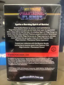 Pokemon TCG Mega Evolution Phantasmal Flames Booster Bundle Sealed - Image 2