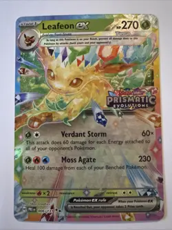 Leafeon EX Prismatic Evolutions STAMPED Promo 006/131 Pokemon MINT! - Image 1
