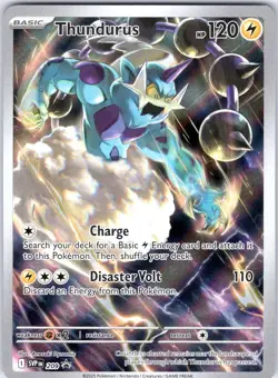 THUNDURUS 209 HOLO SCARLET & VIOLET PROMO POKEMON NM/M - Image 1