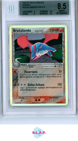 SALAMENCE HOLO R 2005 POKEMON EX DELTA SPECIES GERMAN 14 BGS 8.5 - Image 1
