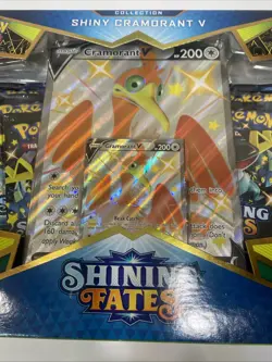 Pokemon TCG Shining Fates Shiny Cramorant V Collection Box SEALED - Image 2