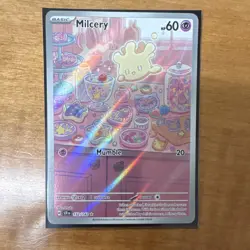 Pokemon Milcery Illustration Rare 152/142 SV07 Stellar Crown Holo Basic 60HP - Image 1