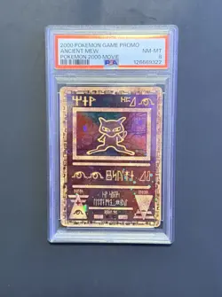 Graded Vintage Pokemon 2000 Movie Promo Ancient Mew Holo PSA 8 - Rare #1 TCG - Image 1