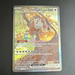 Pokemon Bloodmoon Ursaluna ex 216/167 Twilight Masquerade 260HP Holo - Image 1
